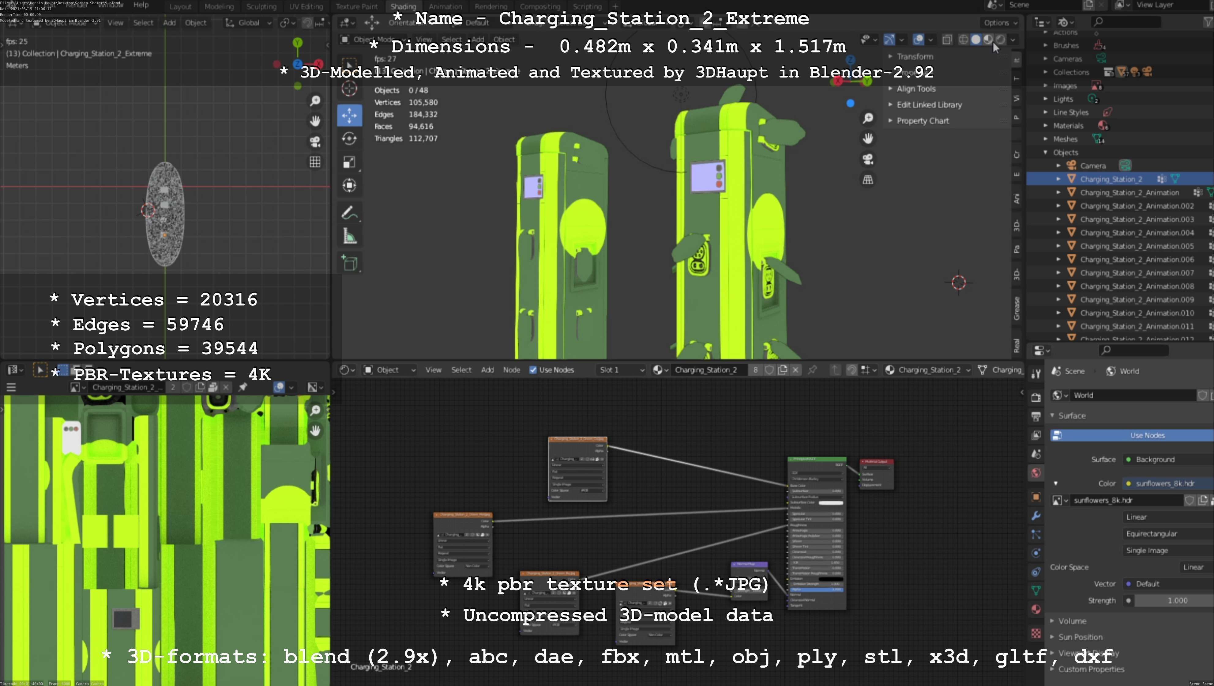 Charging Station Version 2 Extreme 3D model_81