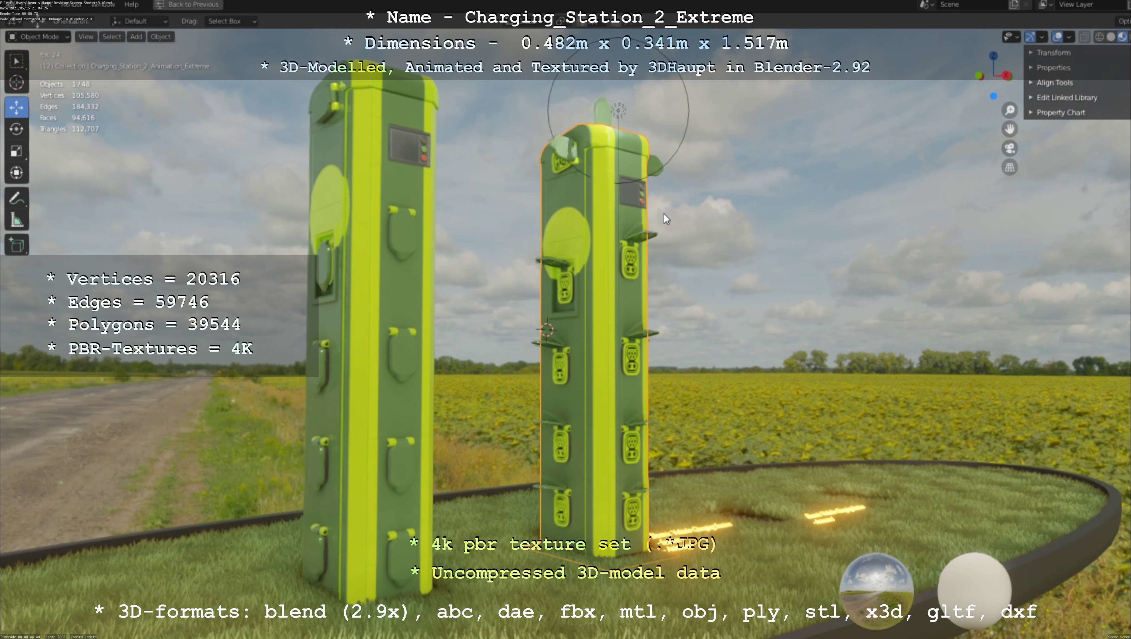 Charging Station Version 2 Extreme 3D model_122