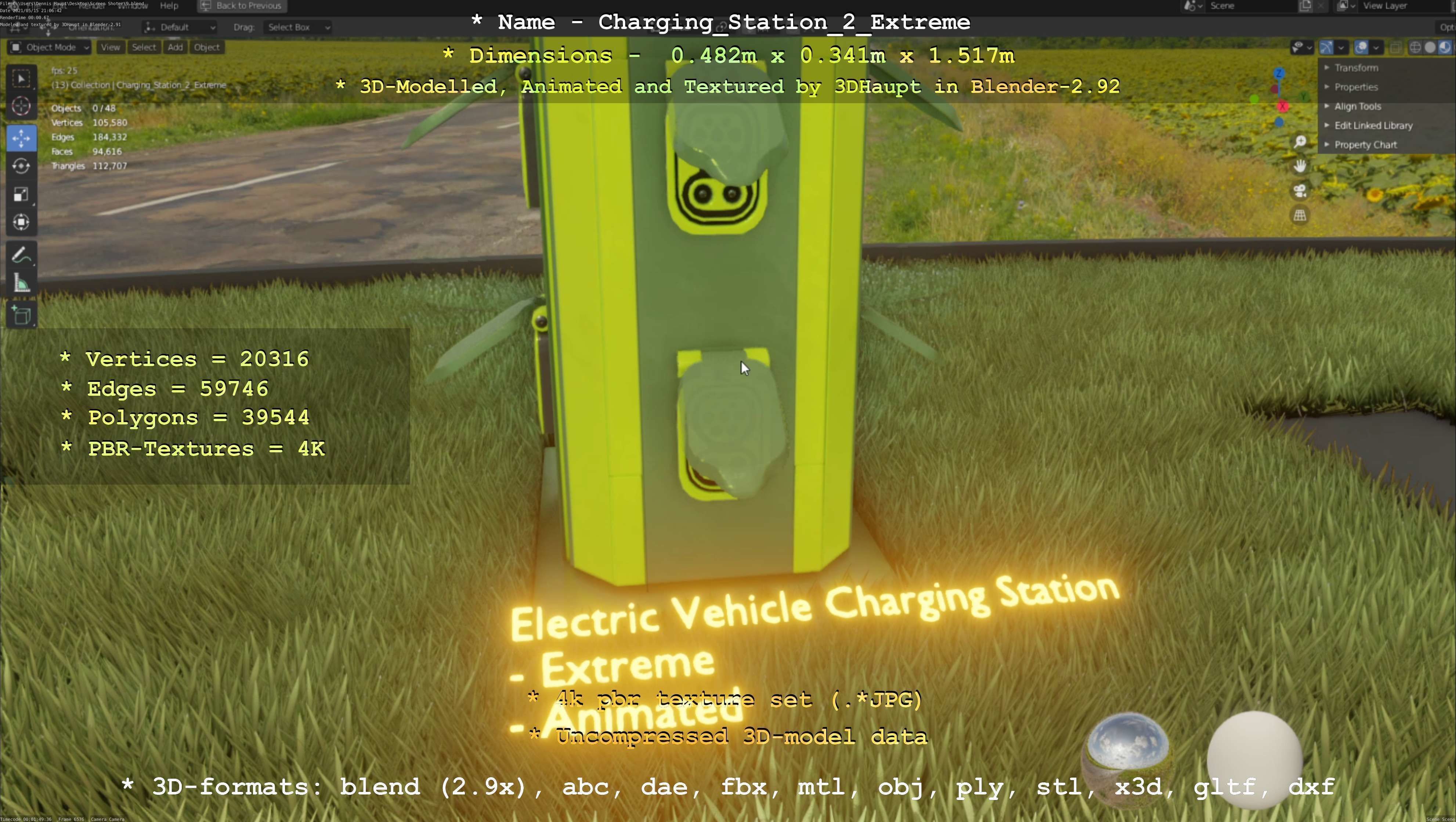 Charging Station Version 2 Extreme 3D model_86