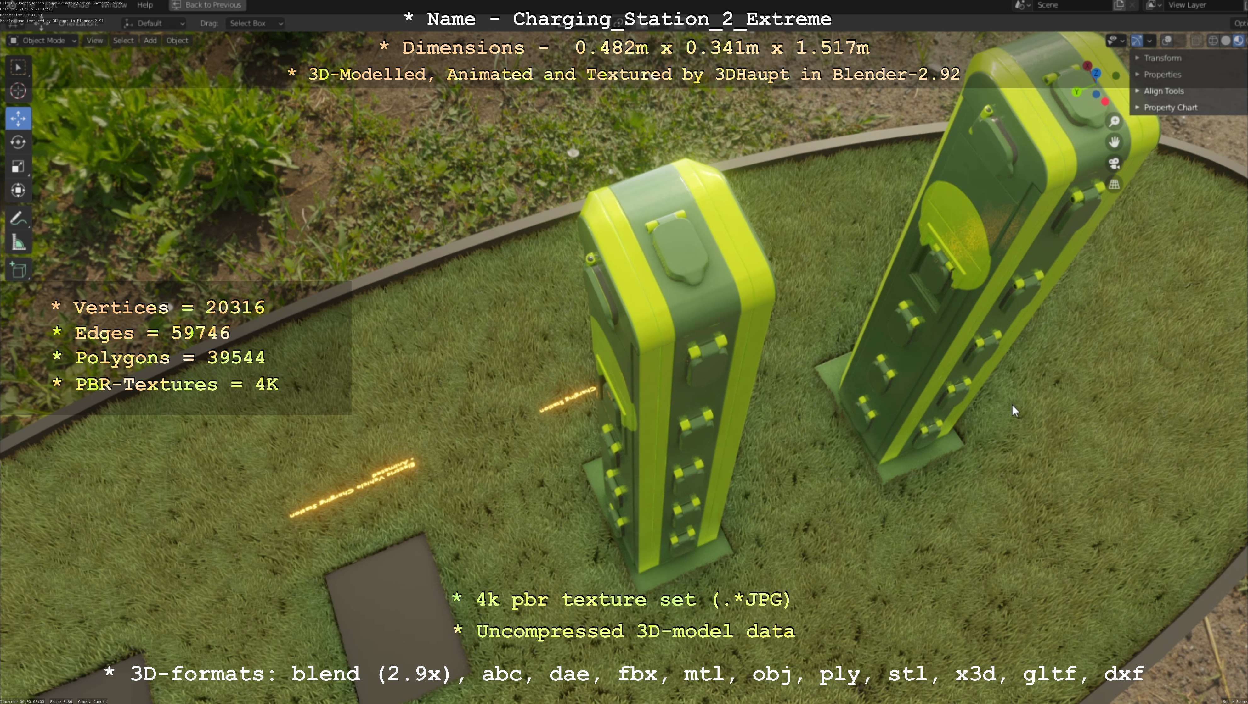 Charging Station Version 2 Extreme 3D model_91