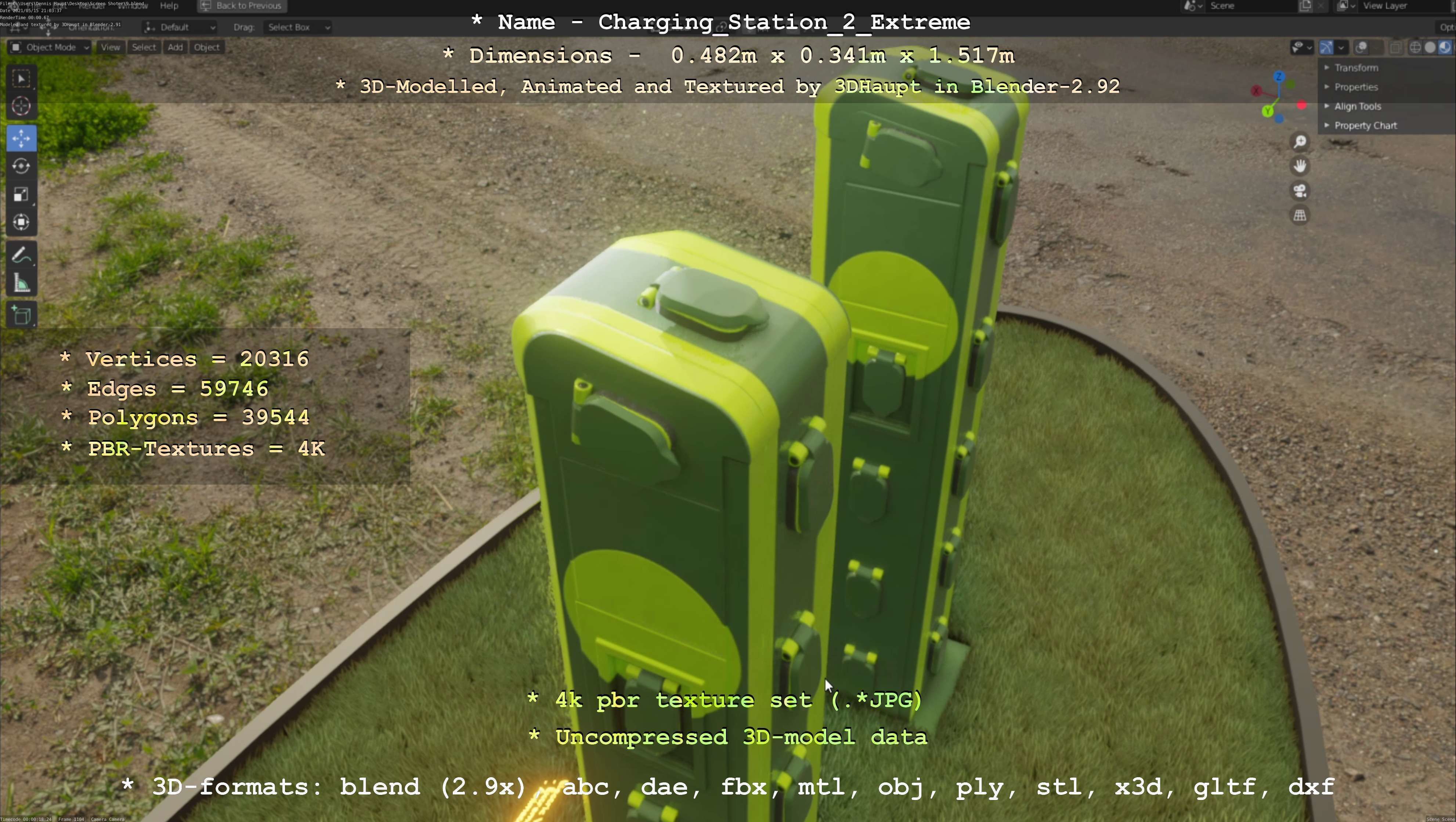 Charging Station Version 2 Extreme 3D model_105