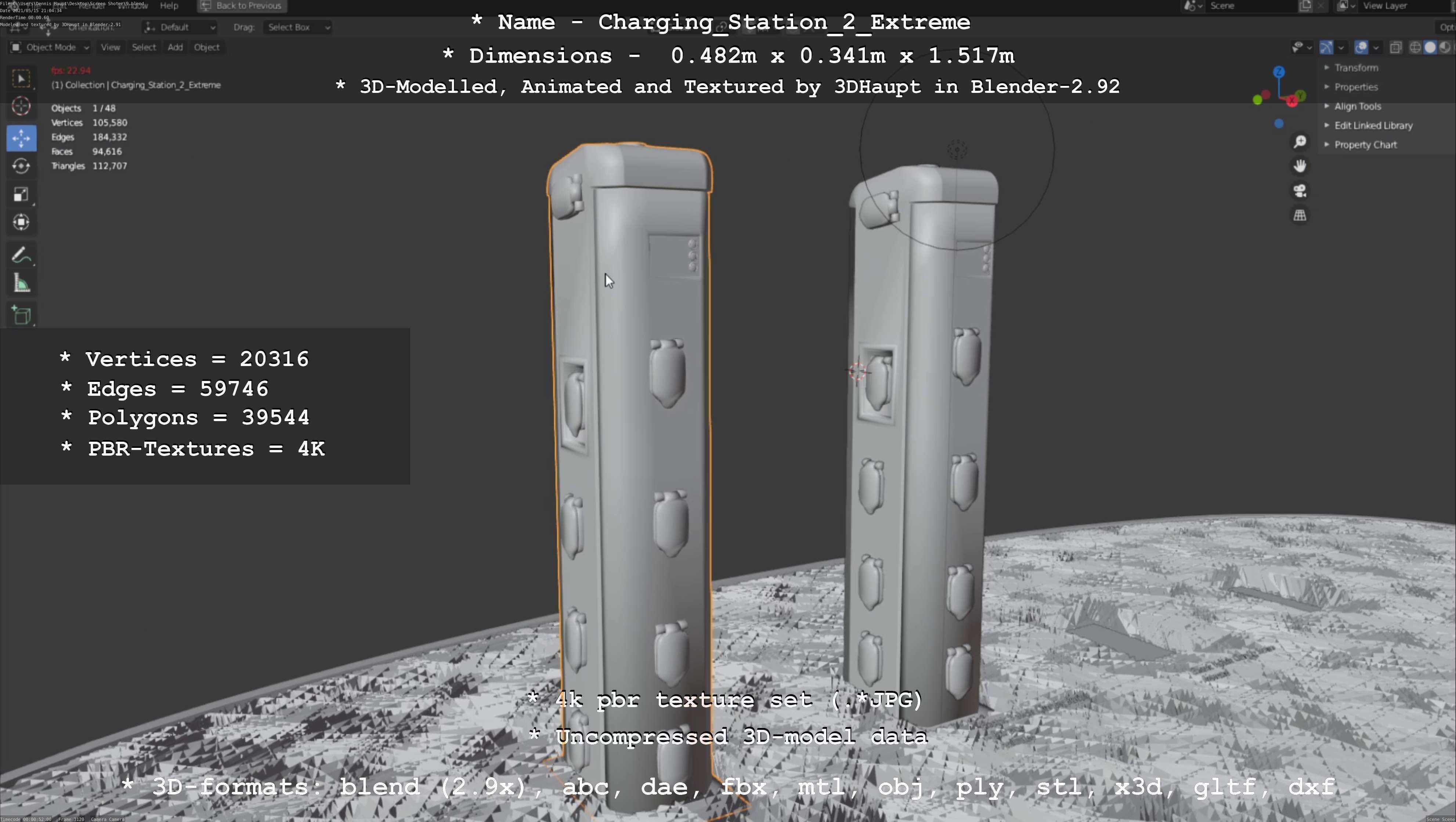 Charging Station Version 2 Extreme 3D model_12