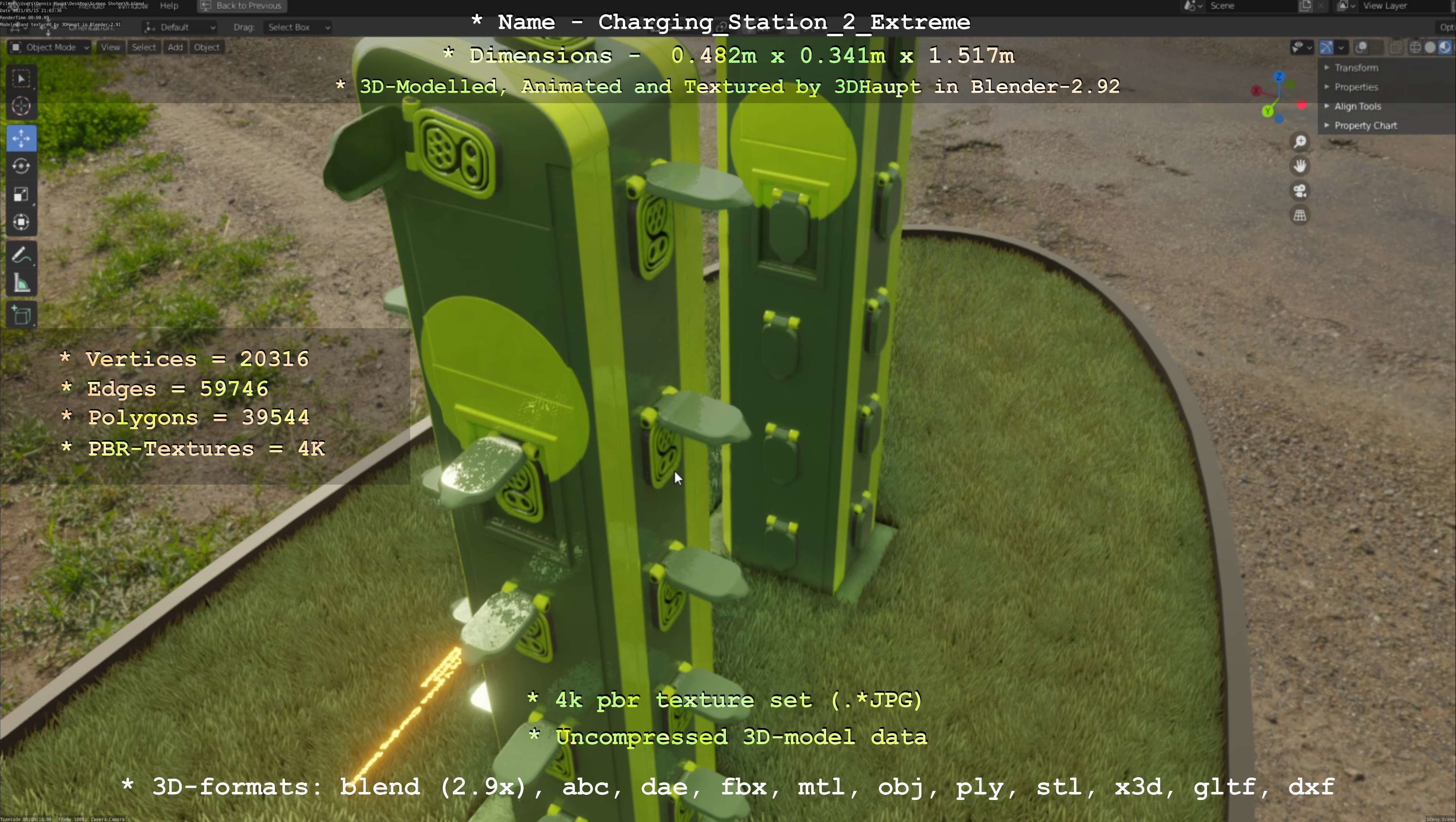 Charging Station Version 2 Extreme 3D model_6