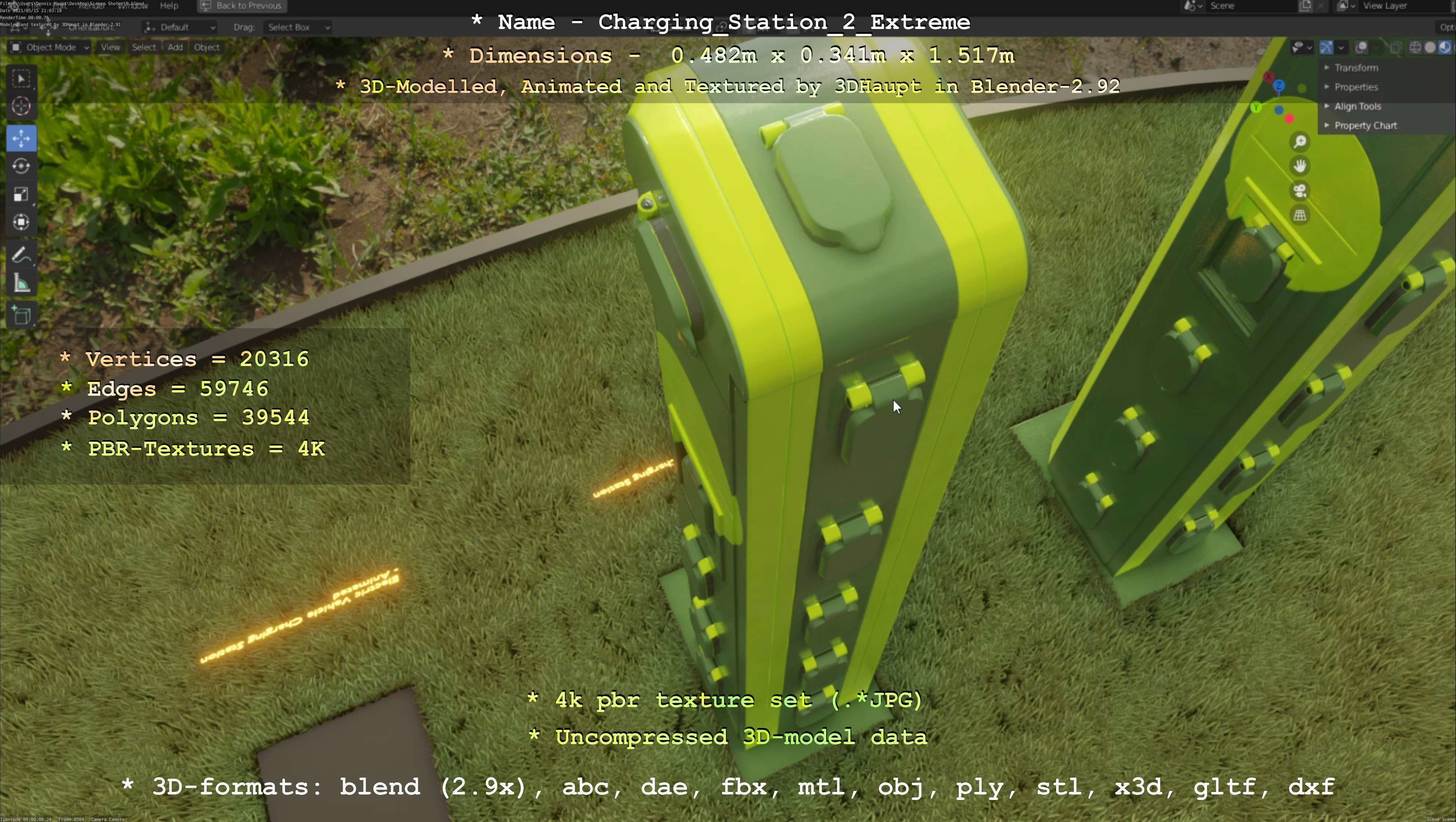 Charging Station Version 2 Extreme 3D model_92