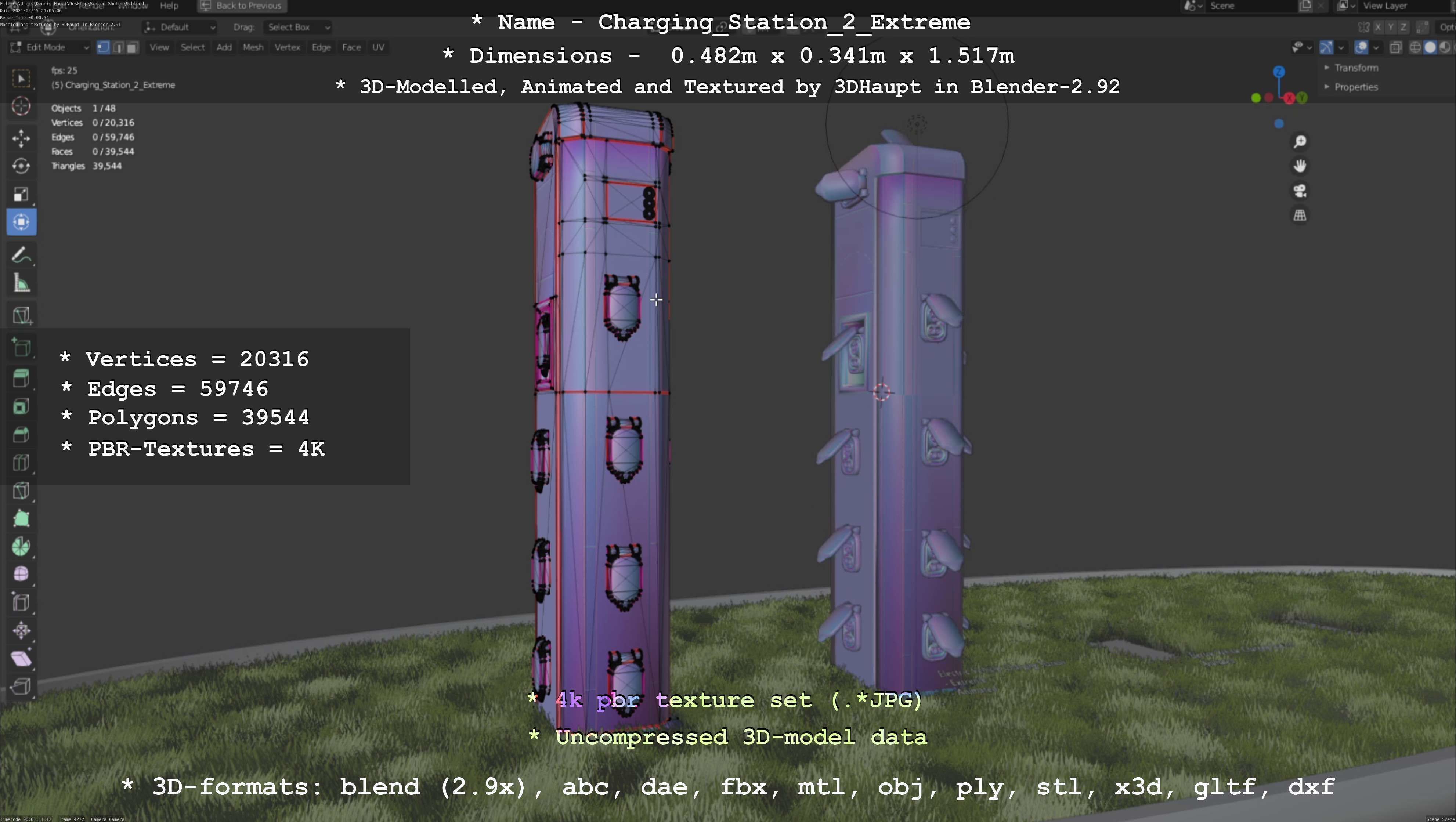 Charging Station Version 2 Extreme 3D model_19