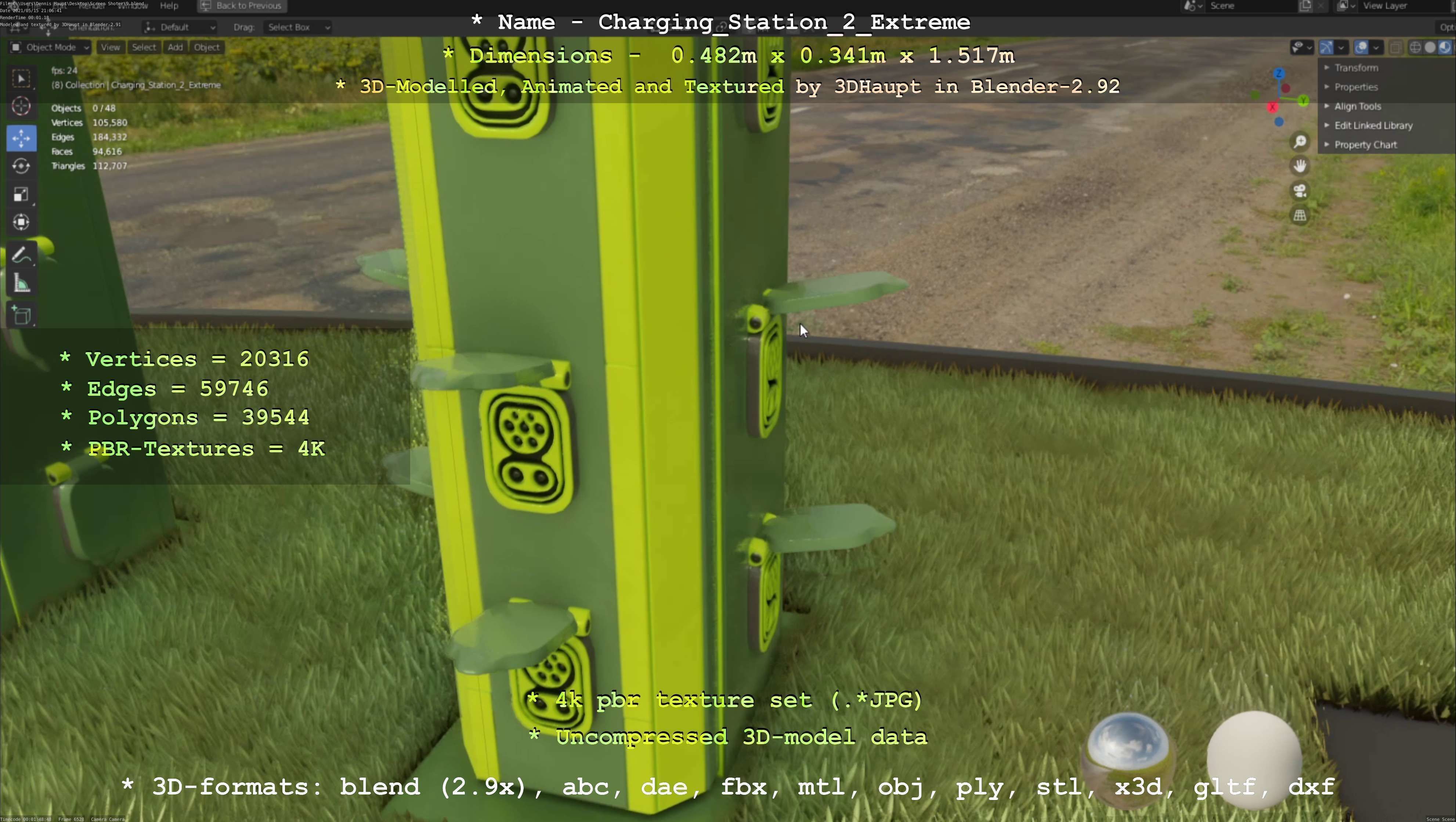 Charging Station Version 2 Extreme 3D model_84