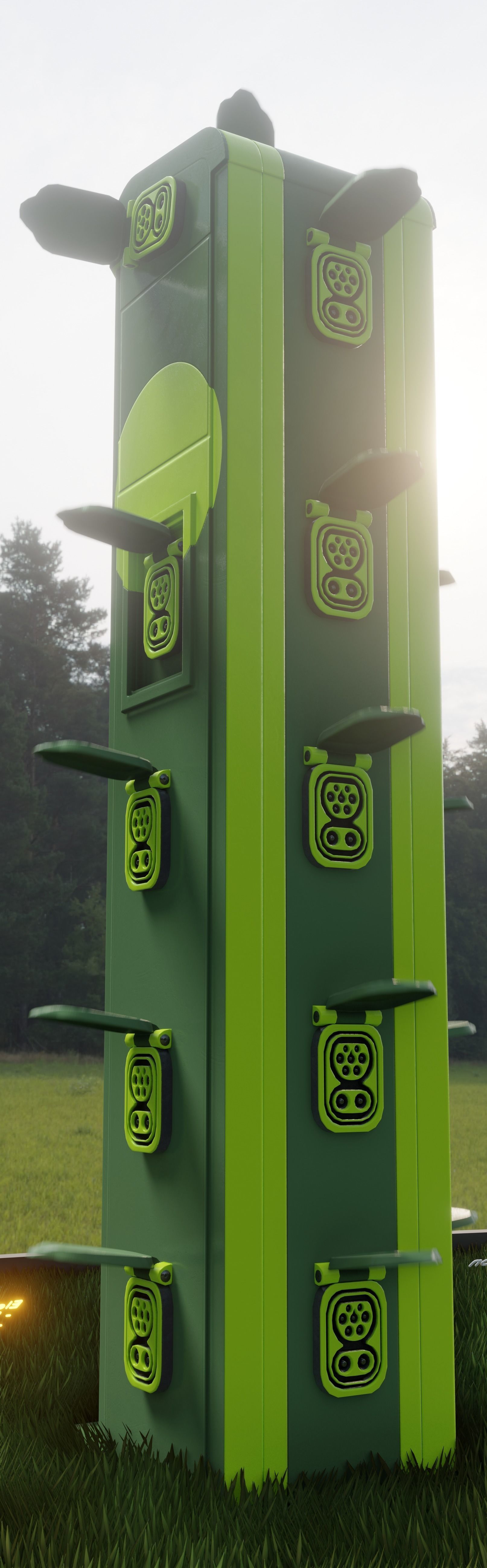 Charging Station Version 2 Extreme 3D model_4