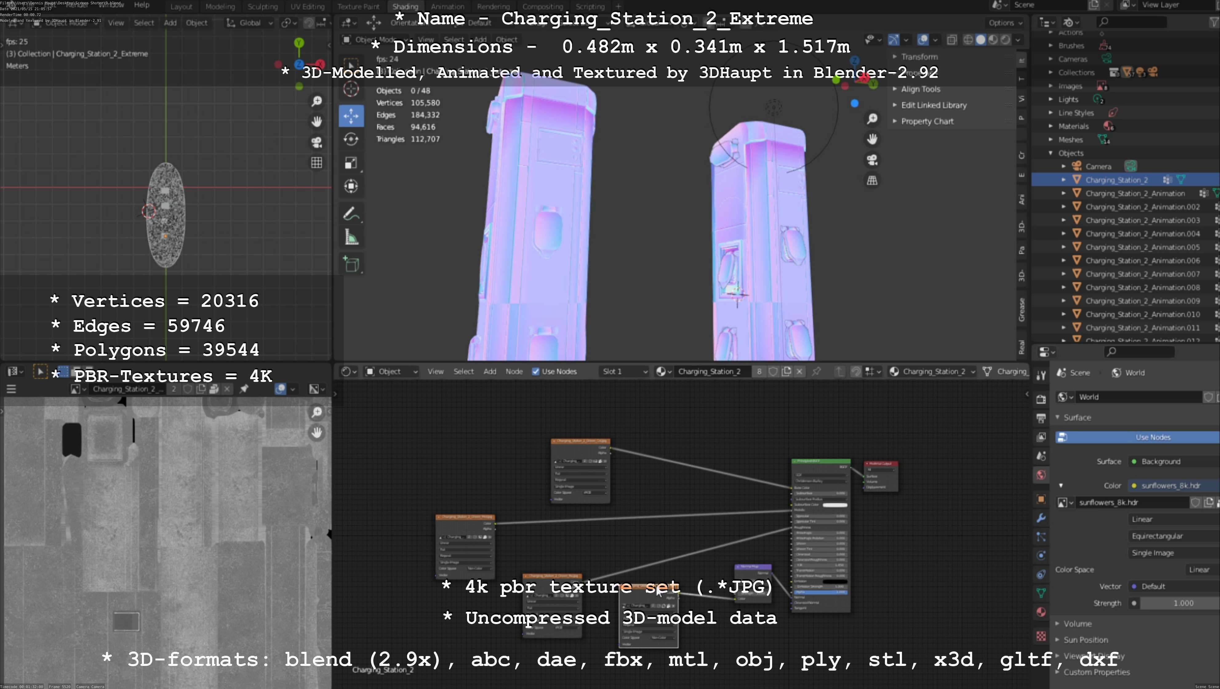 Charging Station Version 2 Extreme 3D model_70