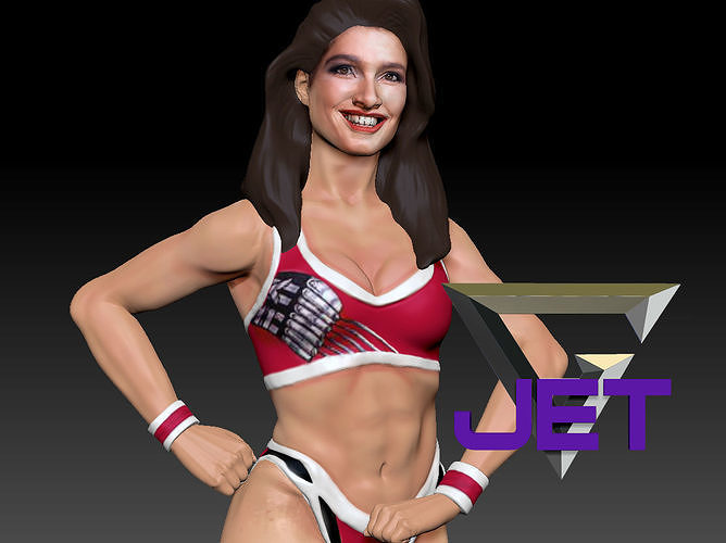 Jet Gladiators UK Diane Youdale textured 3D print model