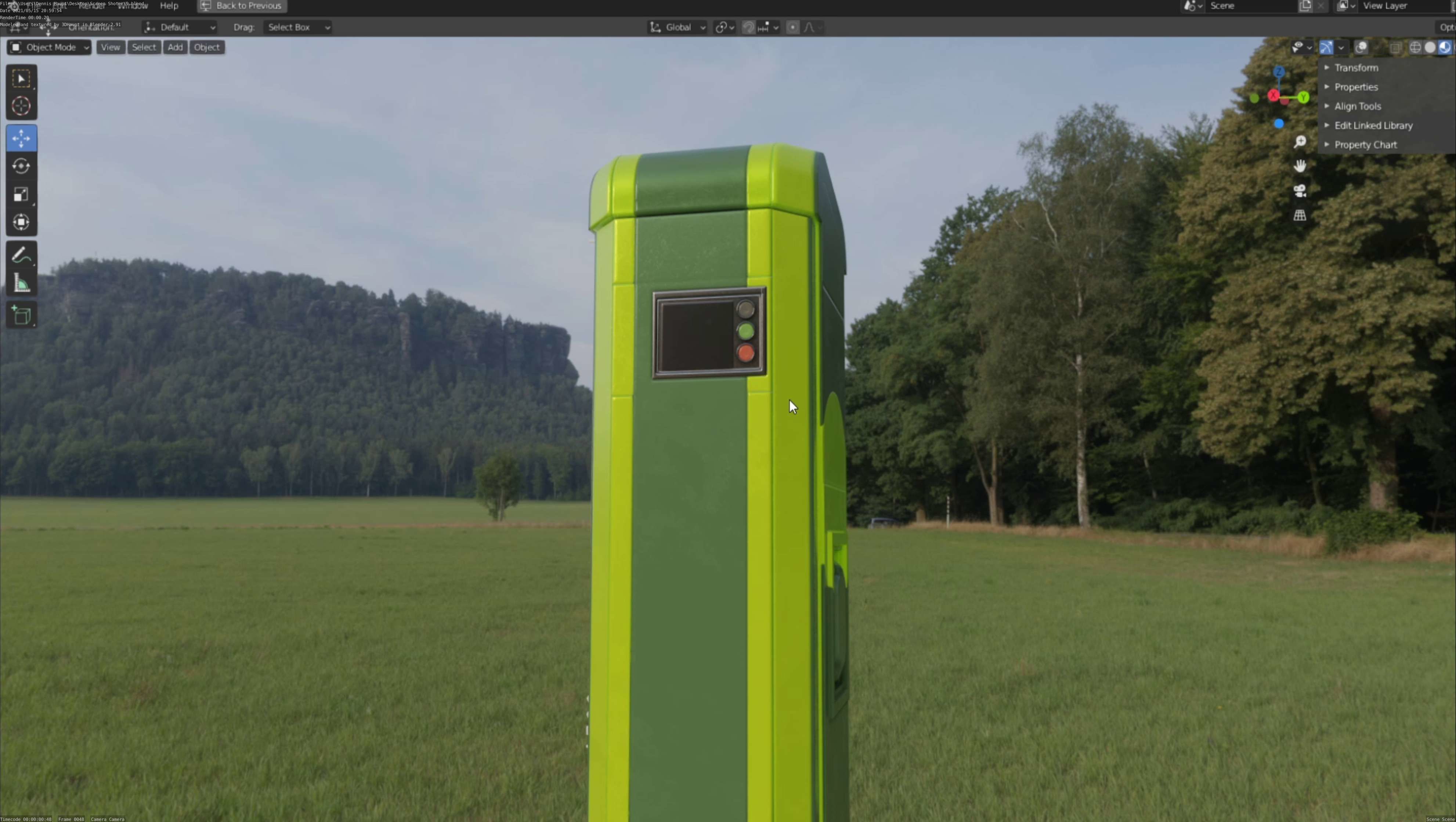 Charging Station Version 2 Low-poly 3D model_79