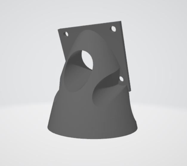 Detail Support - holder 3D print model_1