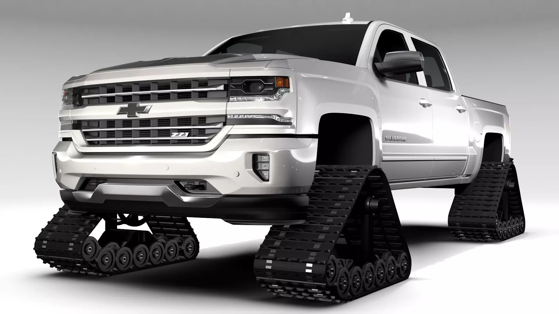 Chevrolet Silverado LTZ Z71 Crawler 2017 3D model_0