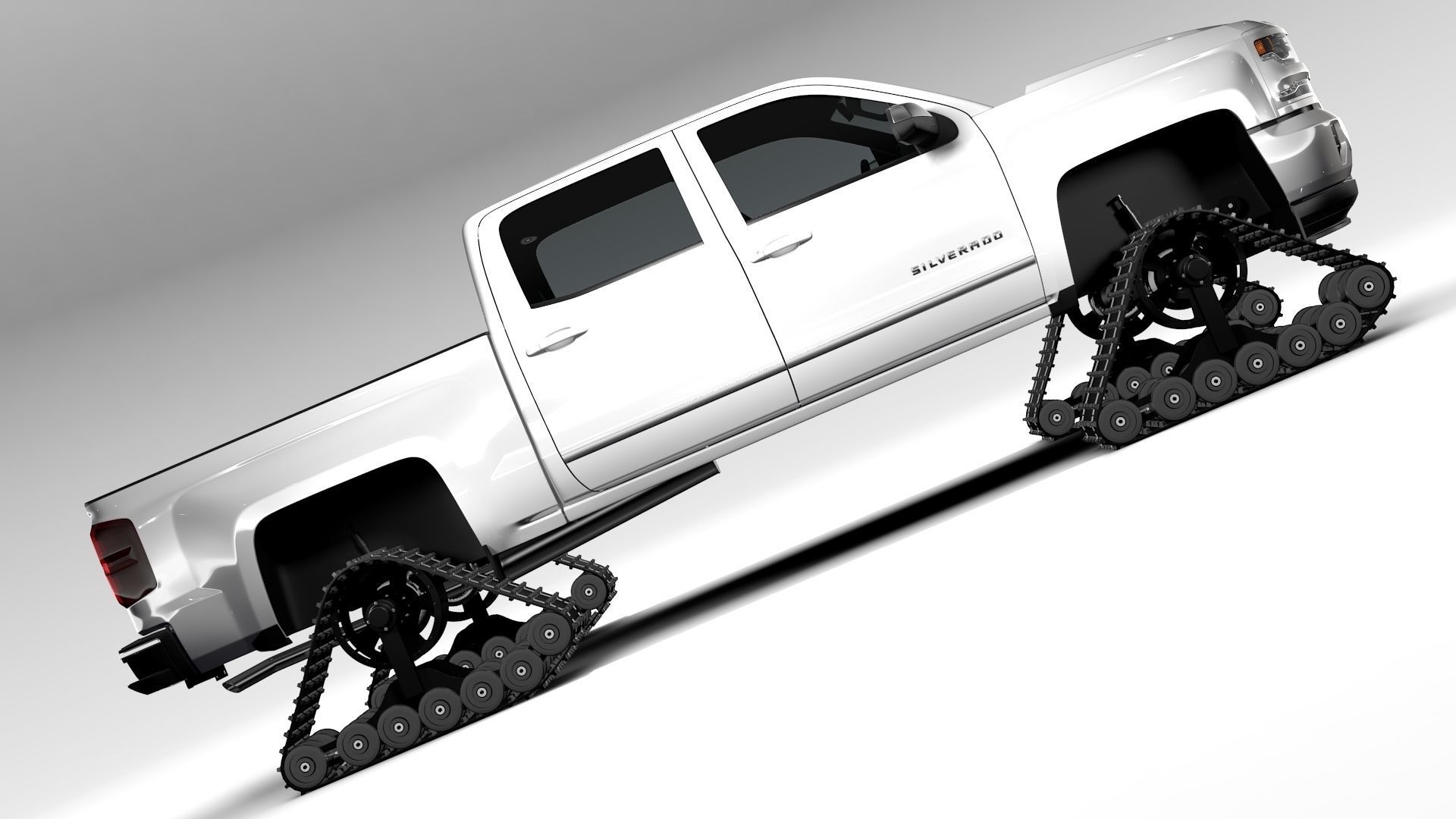 Chevrolet Silverado LTZ Z71 Crawler 2017 3D model_17