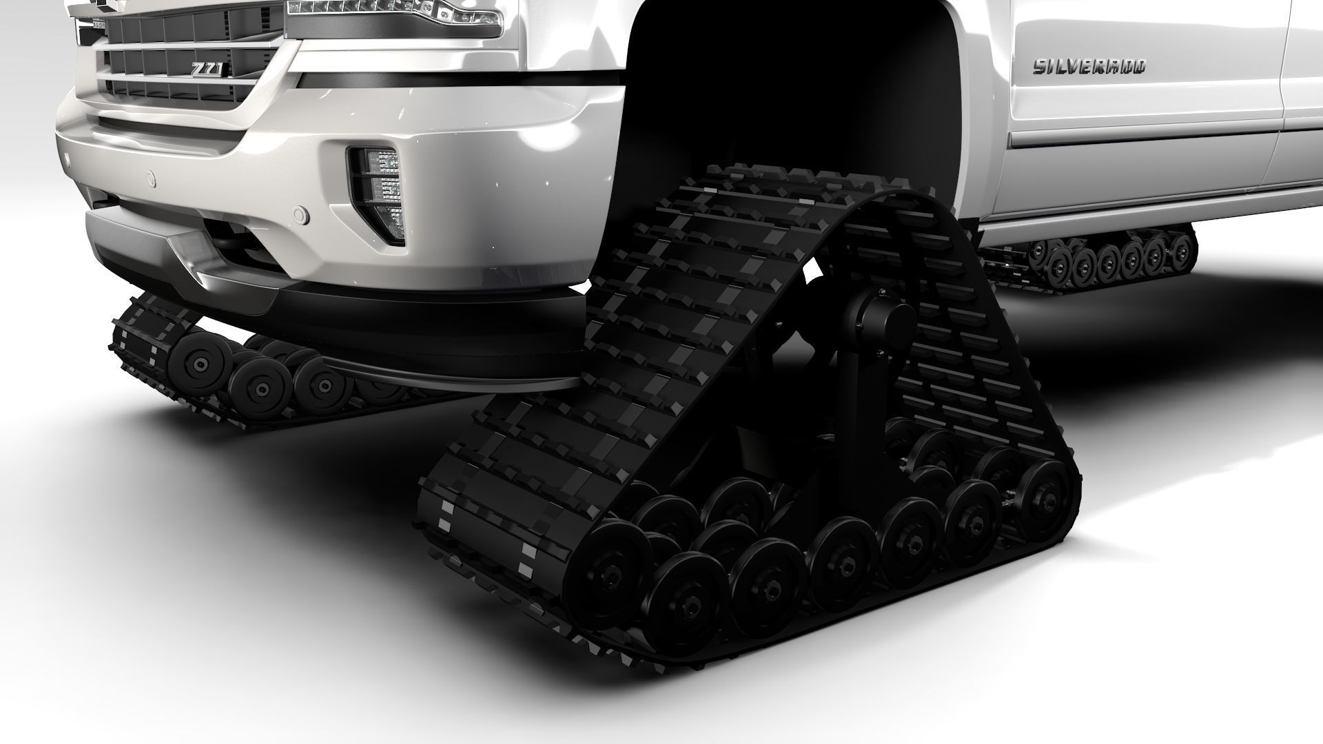 Chevrolet Silverado LTZ Z71 Crawler 2017 3D model_18