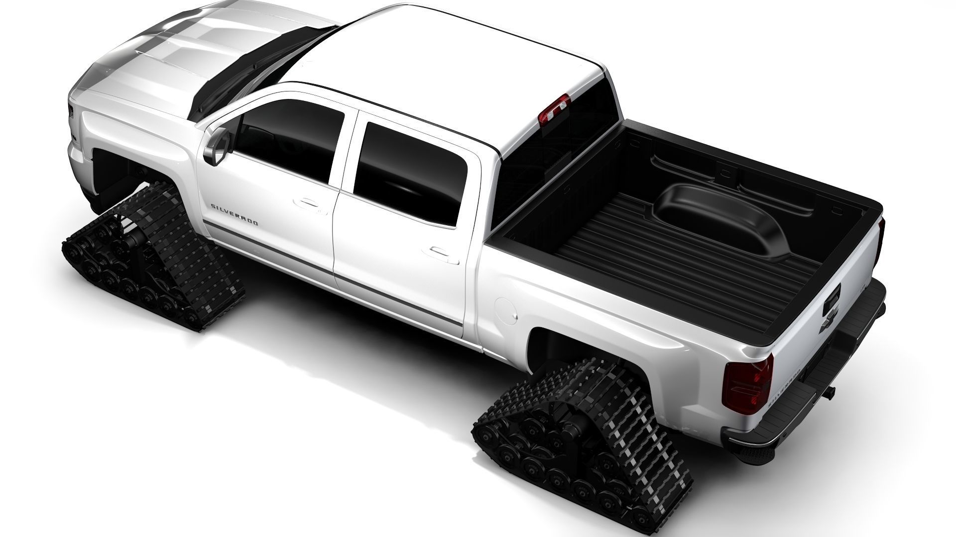 Chevrolet Silverado LTZ Z71 Crawler 2017 3D model_4