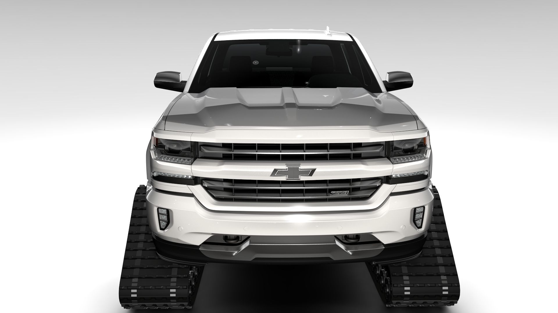 Chevrolet Silverado LTZ Z71 Crawler 2017 3D model_11