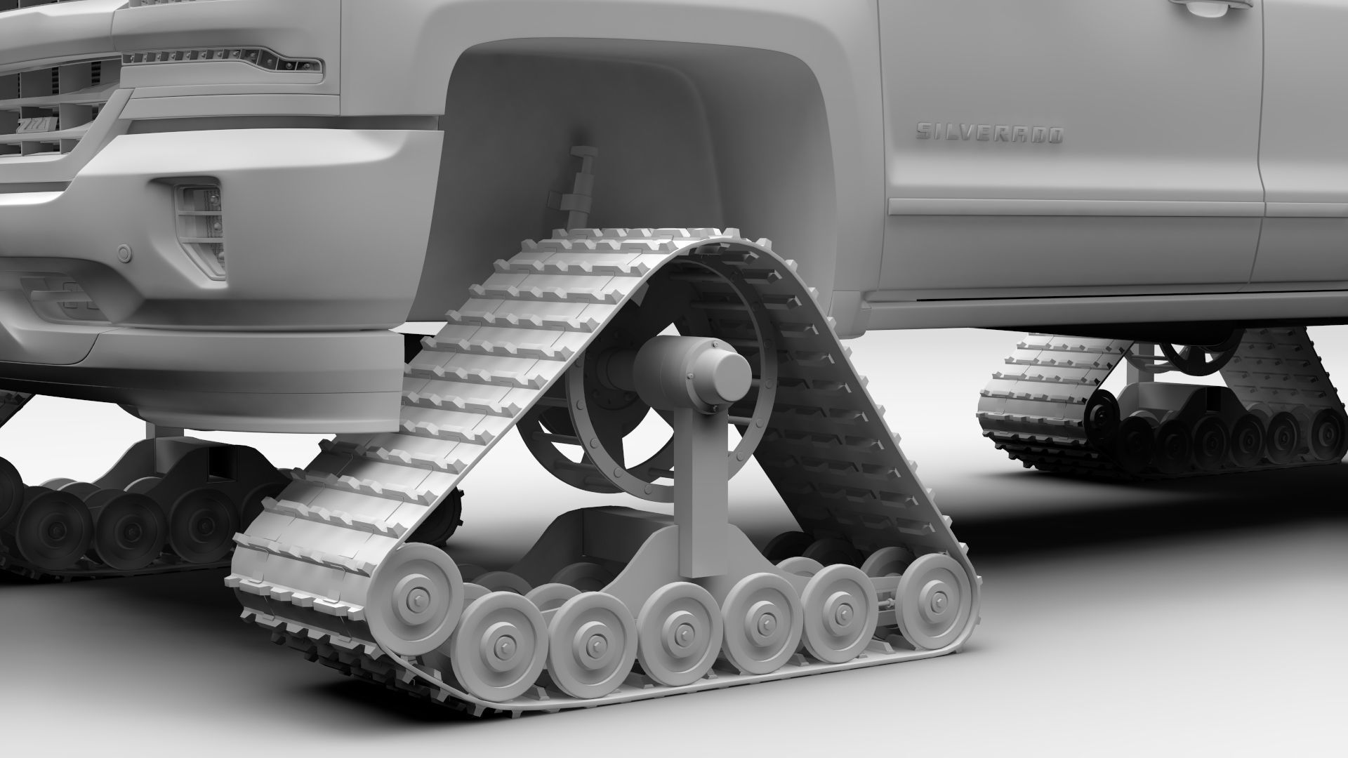 Chevrolet Silverado LTZ Z71 Crawler 2017 3D model_7