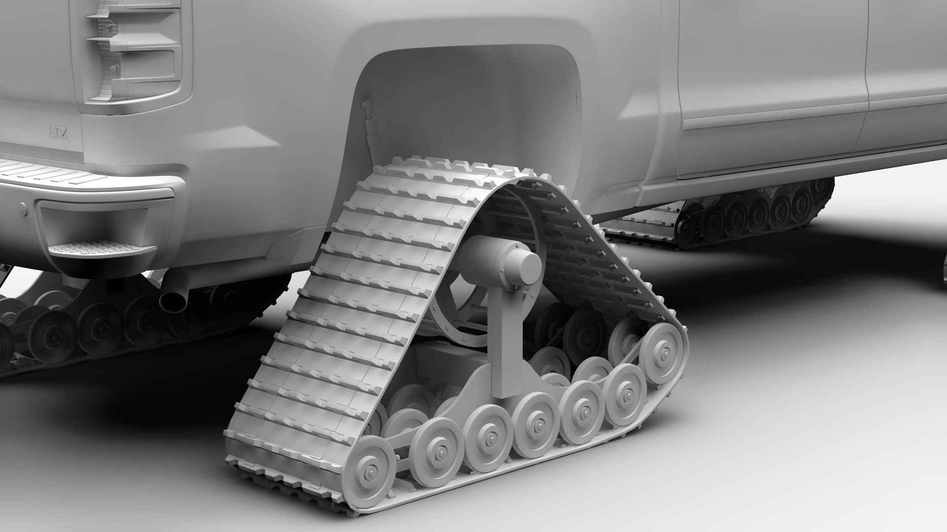 Chevrolet Silverado LTZ Z71 Crawler 2017 3D model_10