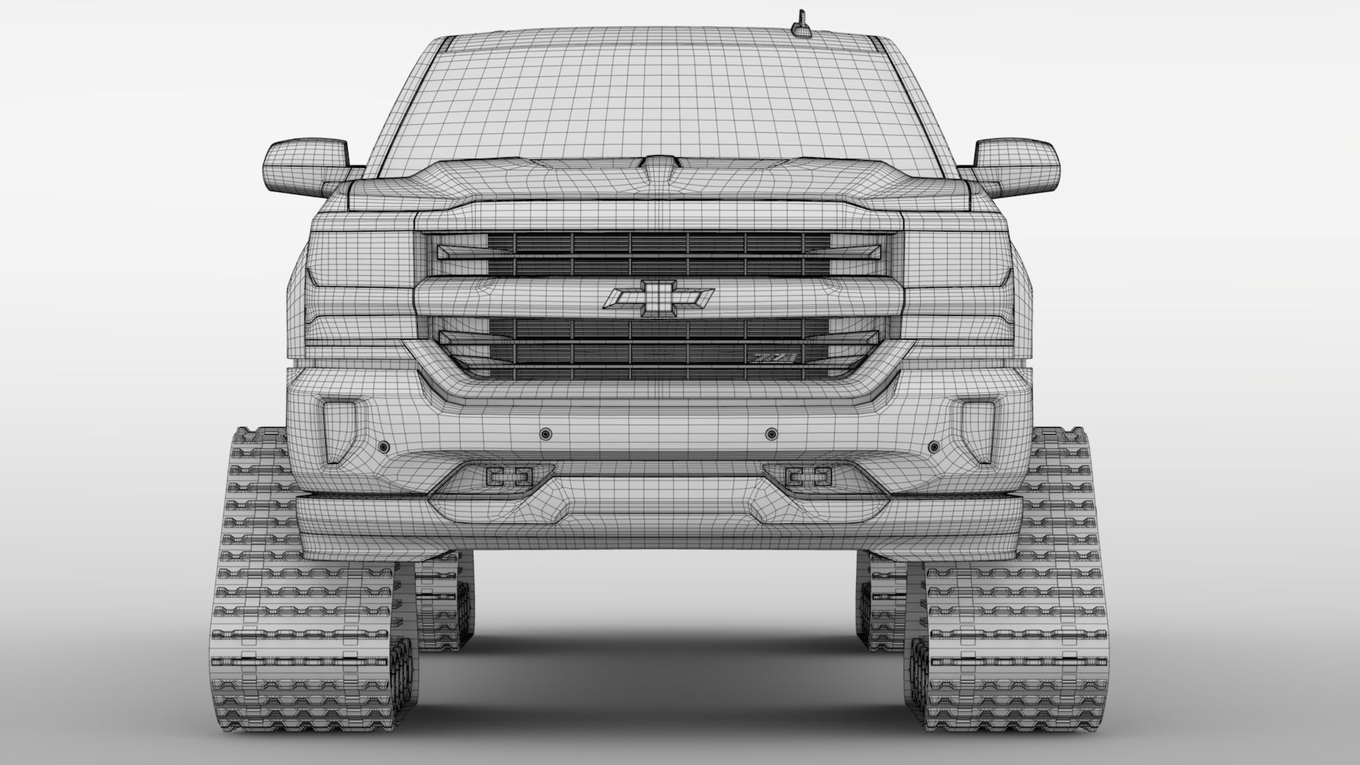 Chevrolet Silverado LTZ Z71 Crawler 2017 3D model_12