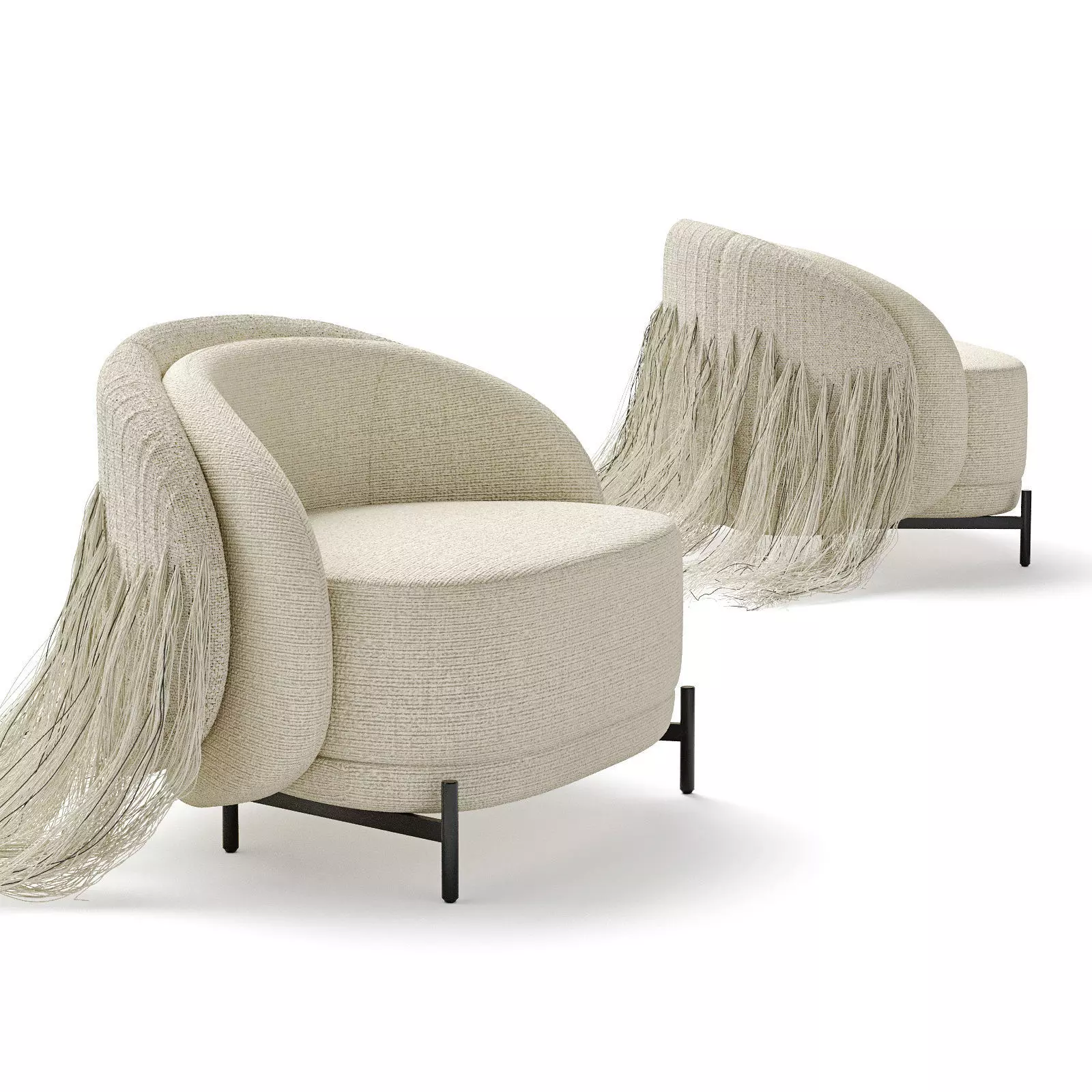 PAOLO FERRARI Ame armchair  3D model_0