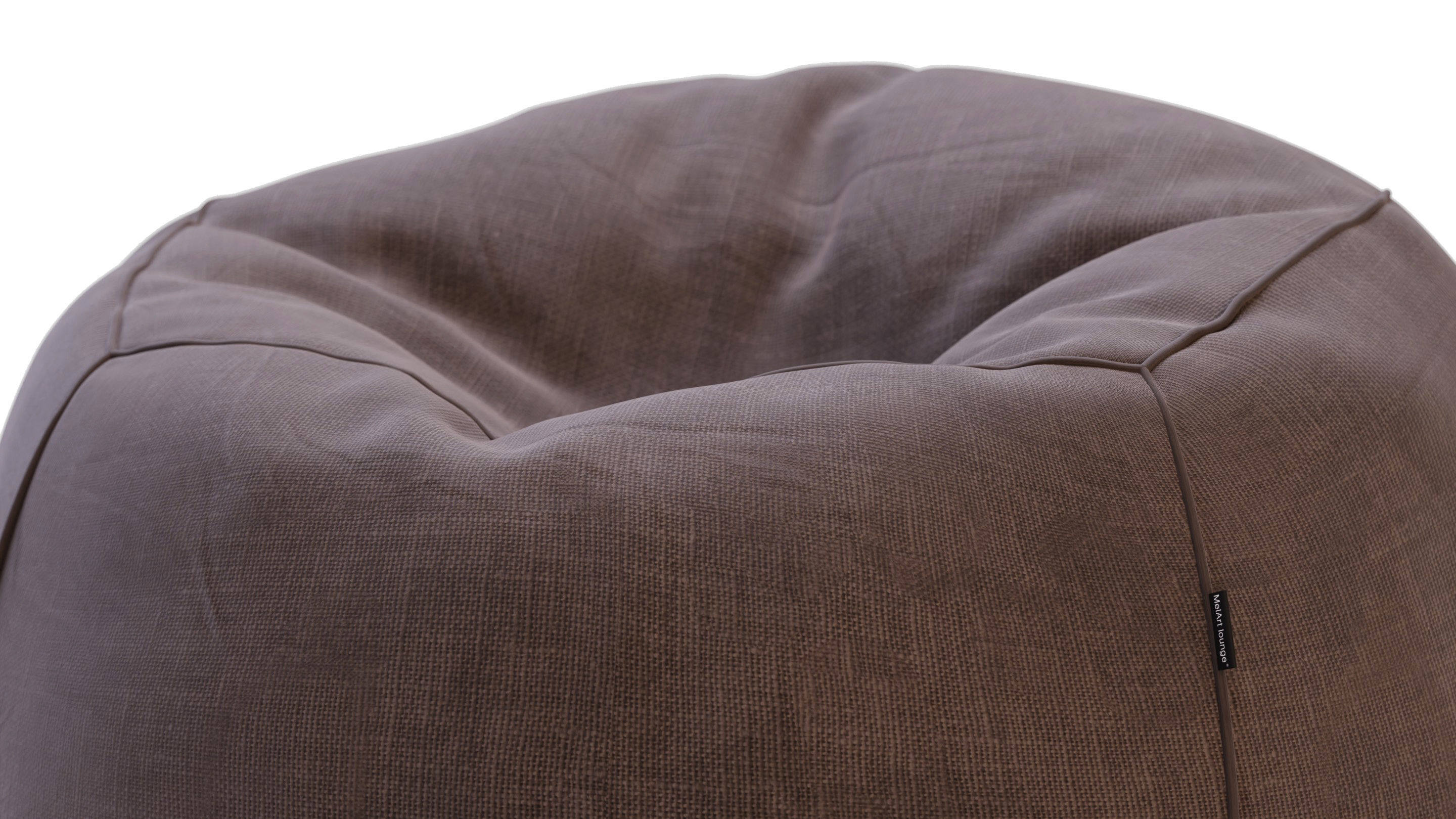 Velvet Bean Bag 3D model_4