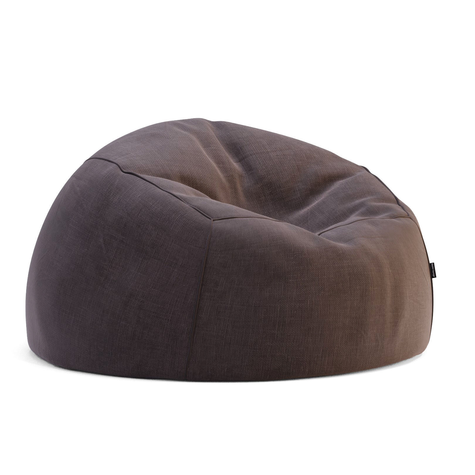 Velvet Bean Bag 3D model_2