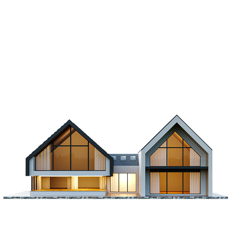 kolleksiya modren house N1 3D model_18