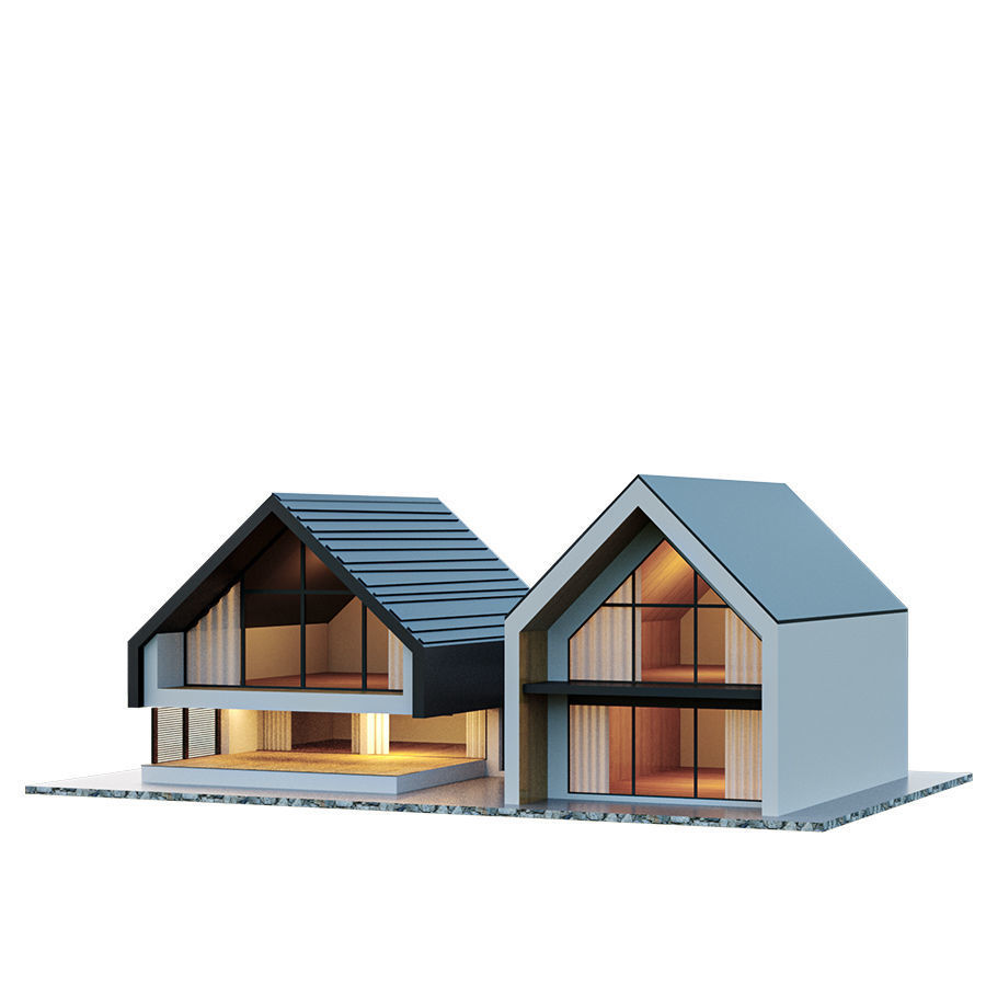 kolleksiya modren house N1 3D model_10