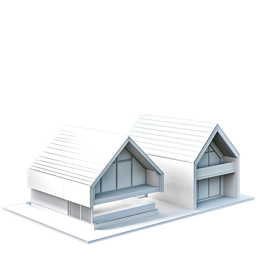 kolleksiya modren house N1 3D model_9