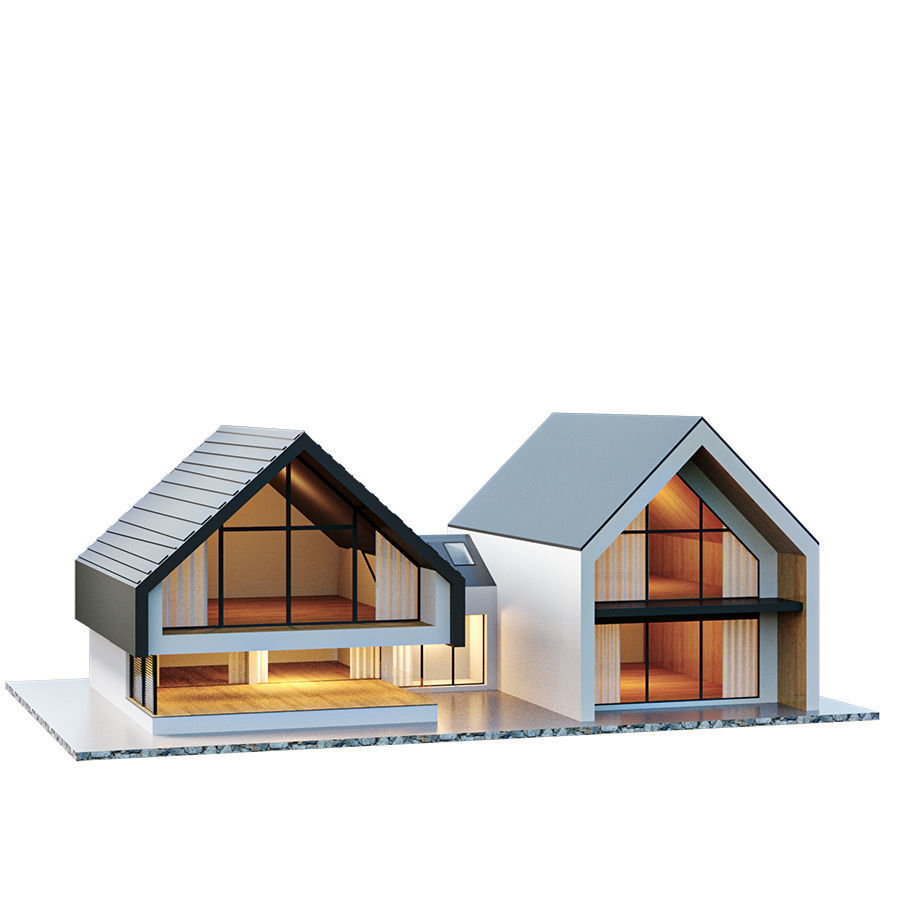 kolleksiya modren house N1 3D model_17