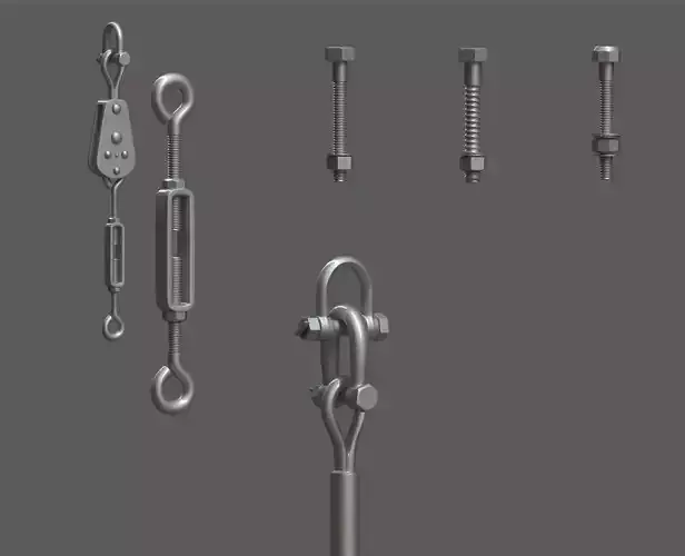 bolts and small parts hardware