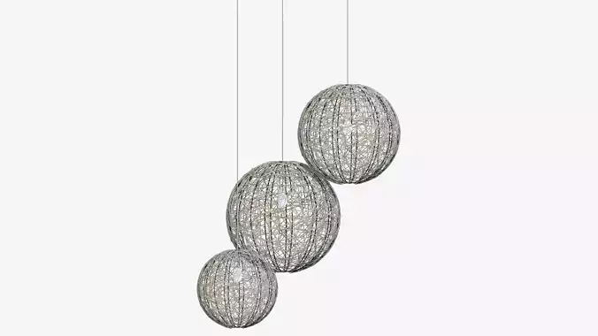 Wire mesh light 3D model