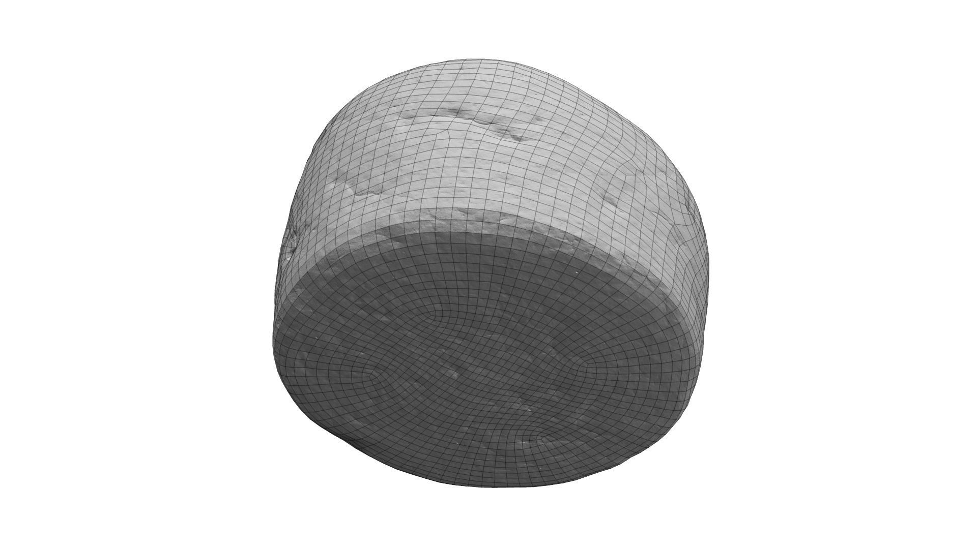 Fresh Cheese - Real-Time Scanned Low-poly 3D model_6