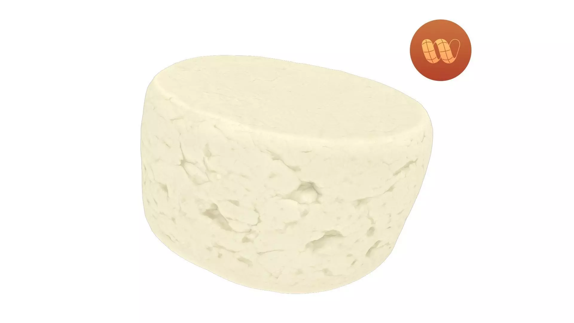 Fresh Cheese - Real-Time Scanned Low-poly 3D model_0