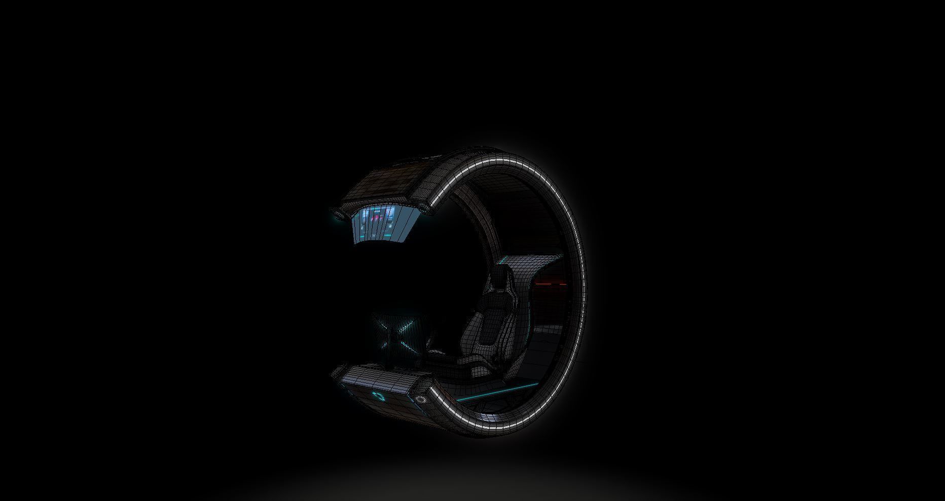 hover bike 3D model_7