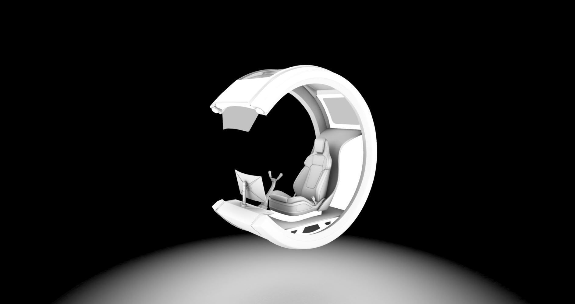 hover bike 3D model_9