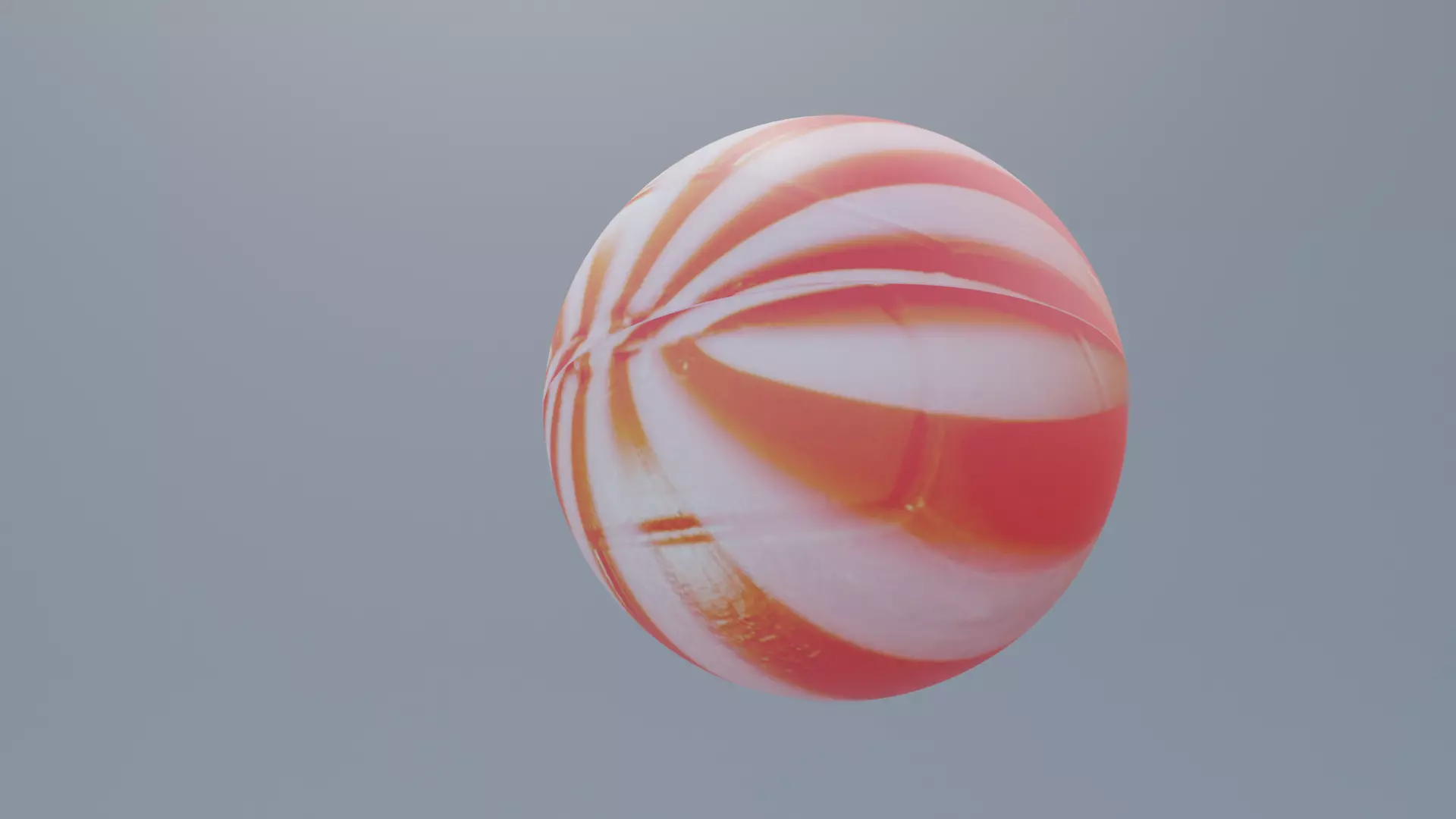 Hong Kong Culture series -Watermelon Plastic Ball Free low-poly 3D model