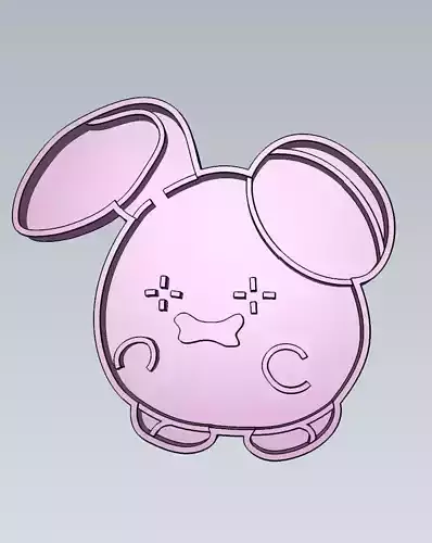 Pokemon Whismur Cookie Cutter Stamp Cake Decorating