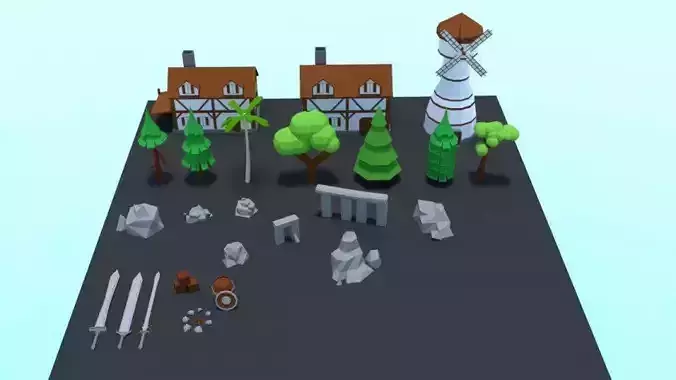 Nature Low poly Pack 