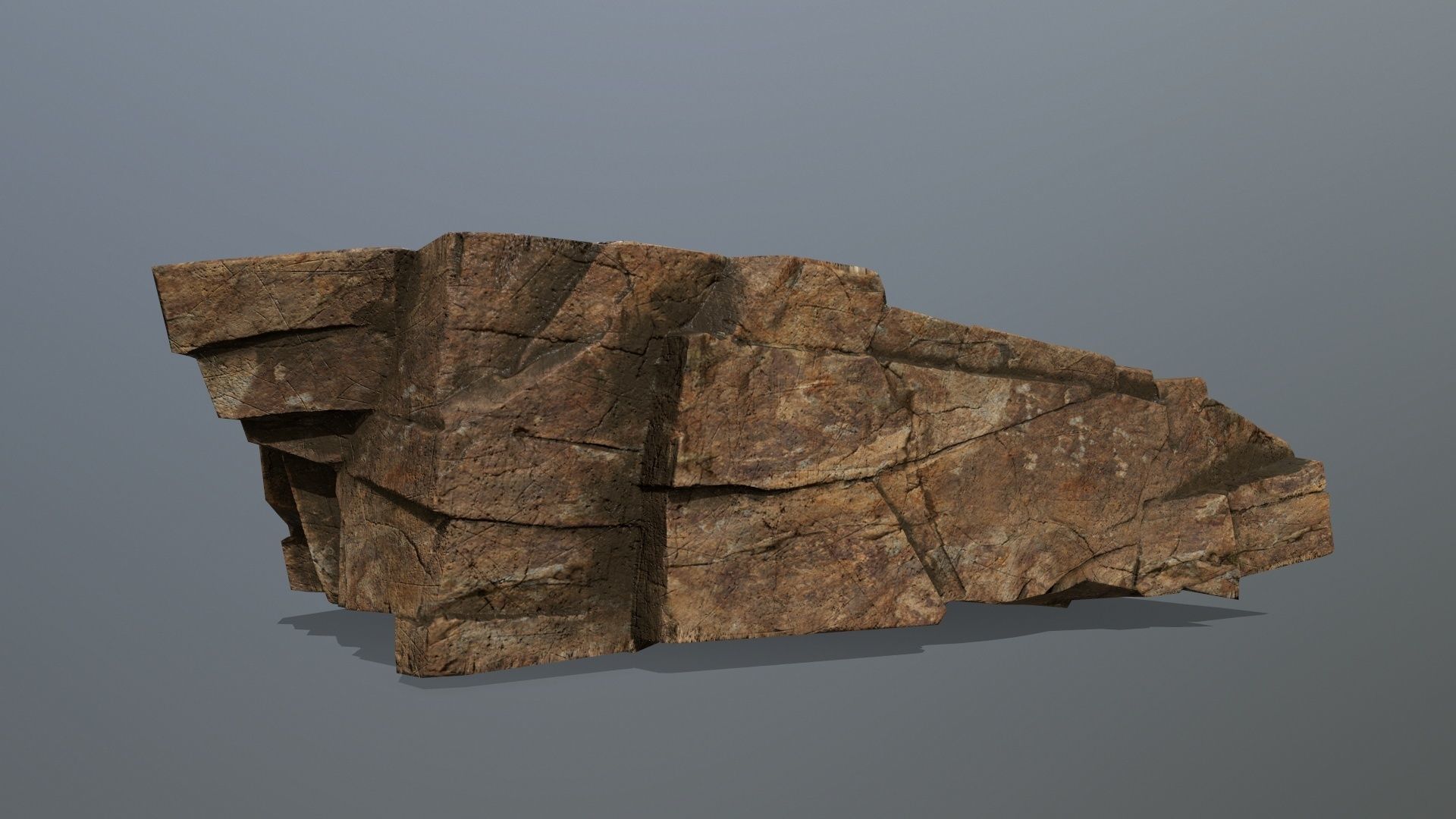 desert rocks Low-poly 3D model_24