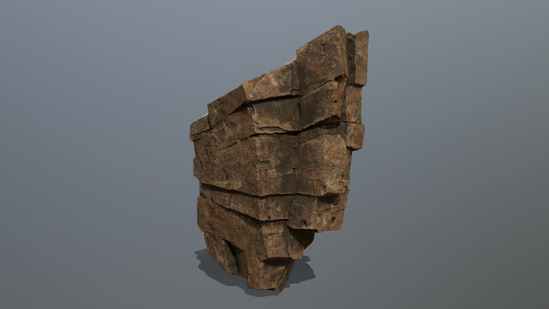 desert rocks Low-poly 3D model_18