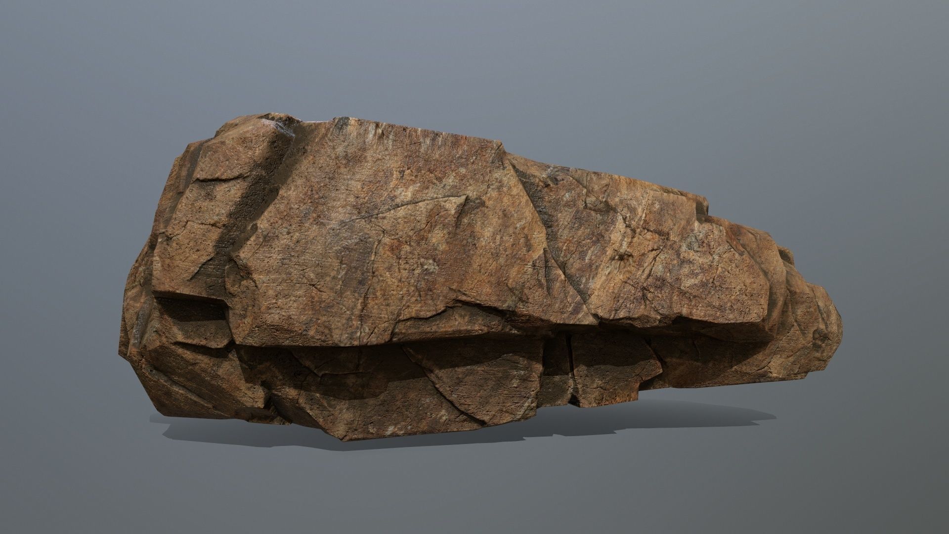 desert rocks Low-poly 3D model_13