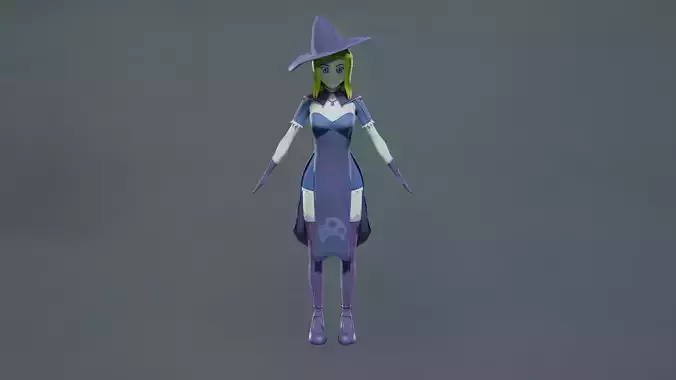 Witch Anime Female Woman