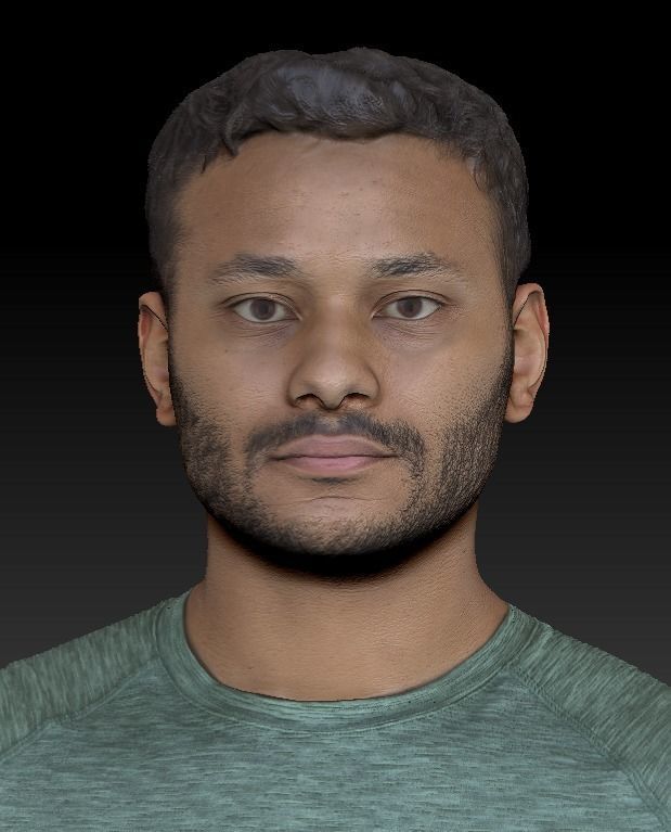 Handsome man in sportswear ready for animation 294 Low-poly 3D model_6