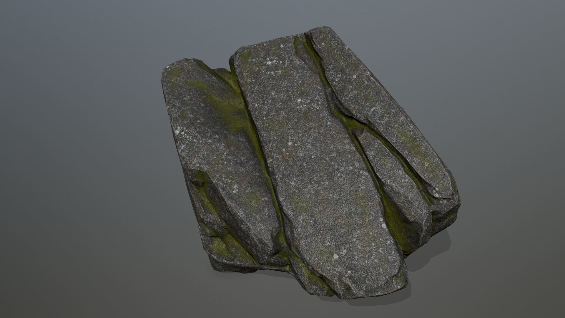 cliff rock set  Low-poly 3D model_23