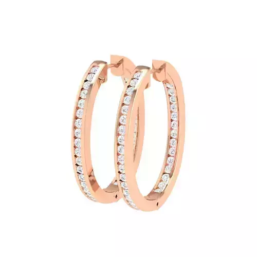 Women Earrings 3dm stl render detail 3D print model