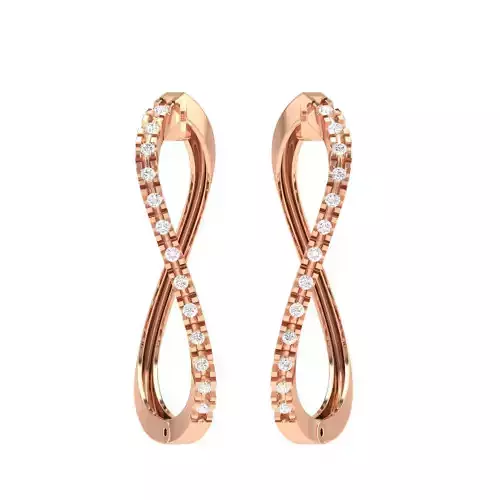 Women Earrings 3dm stl render detail