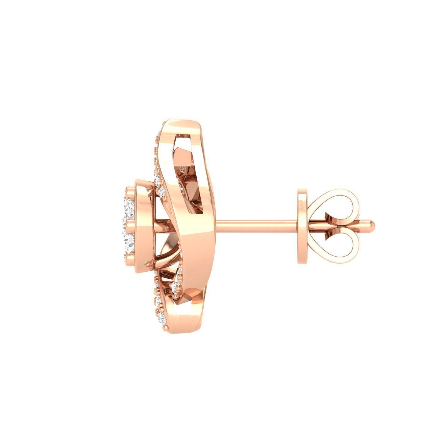 Women Earrings 3dm stl render detail 3D print model_1