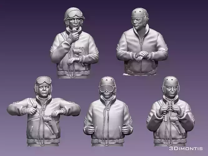 tank crew usa 3D print model