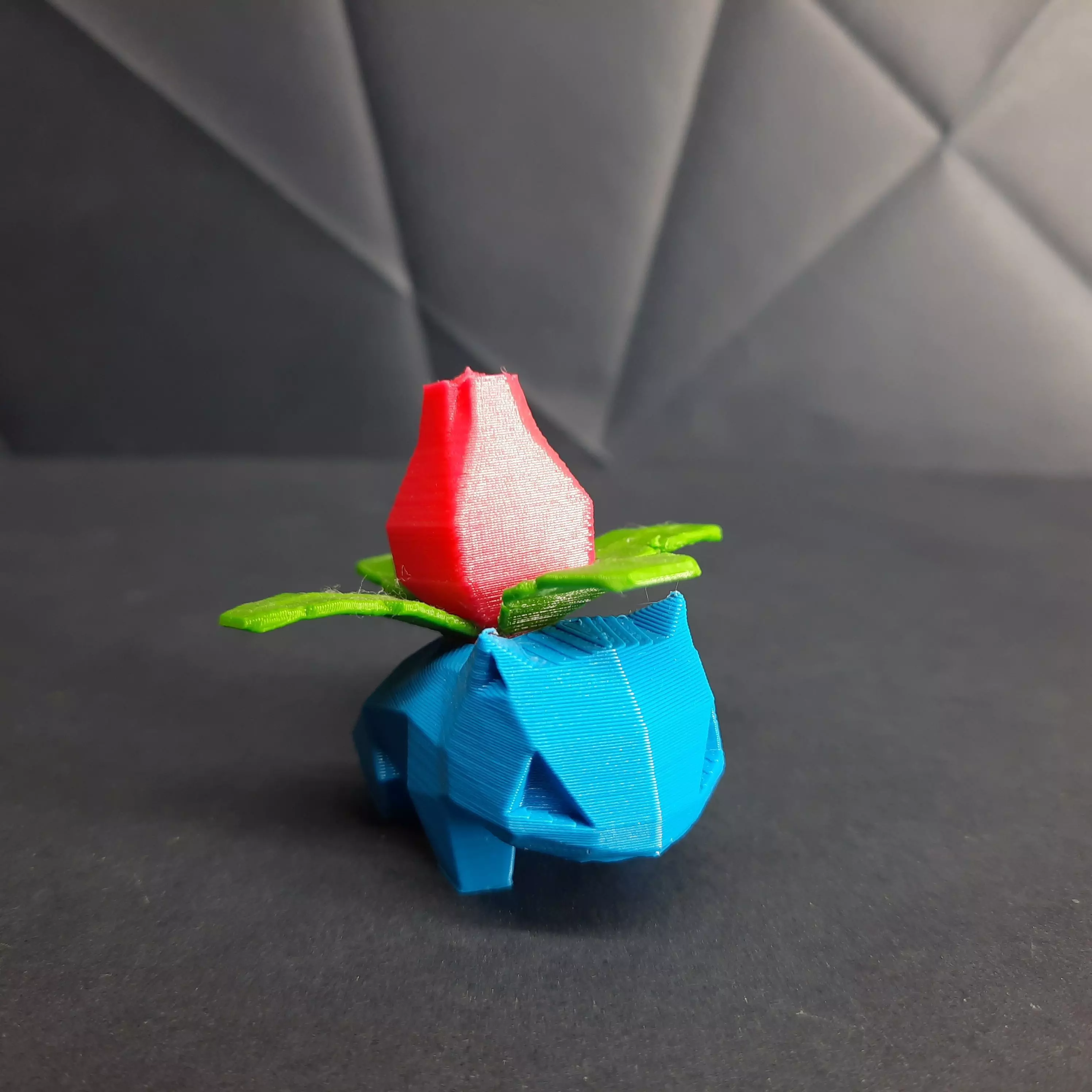 Ivysaur Low Poly Pokemon 3D print model_0